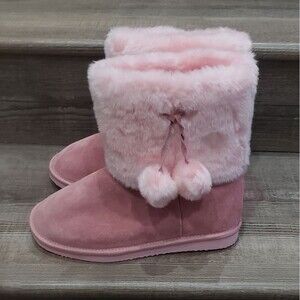 Lamo design footwear pink youth boots size 5